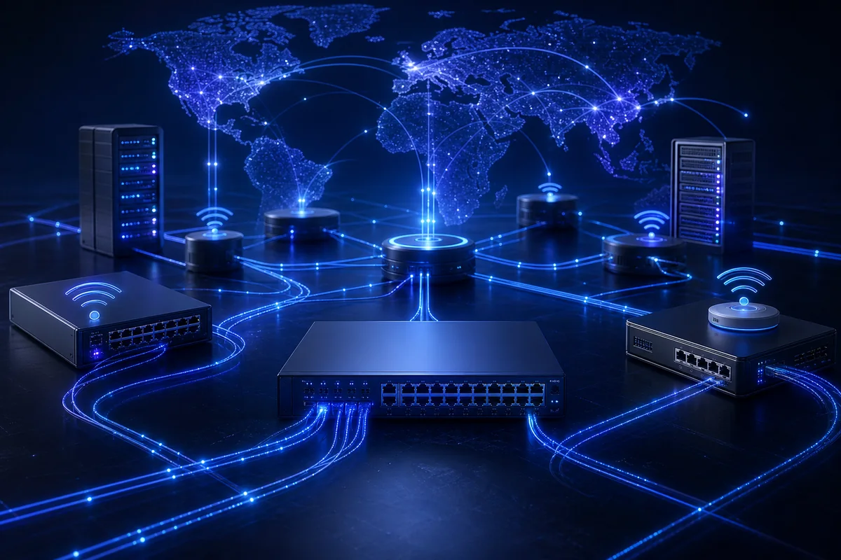 Illustration générique sur le thème Réseaux et télécommunications