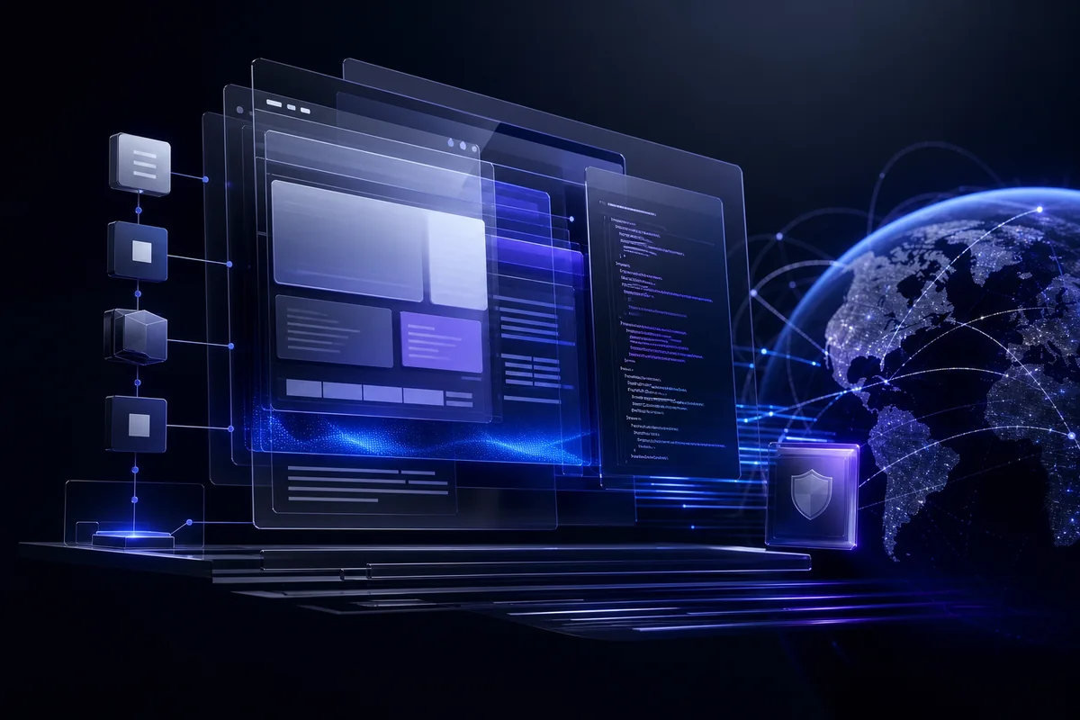 Illustration générique sur le thème Web et solutions numériques